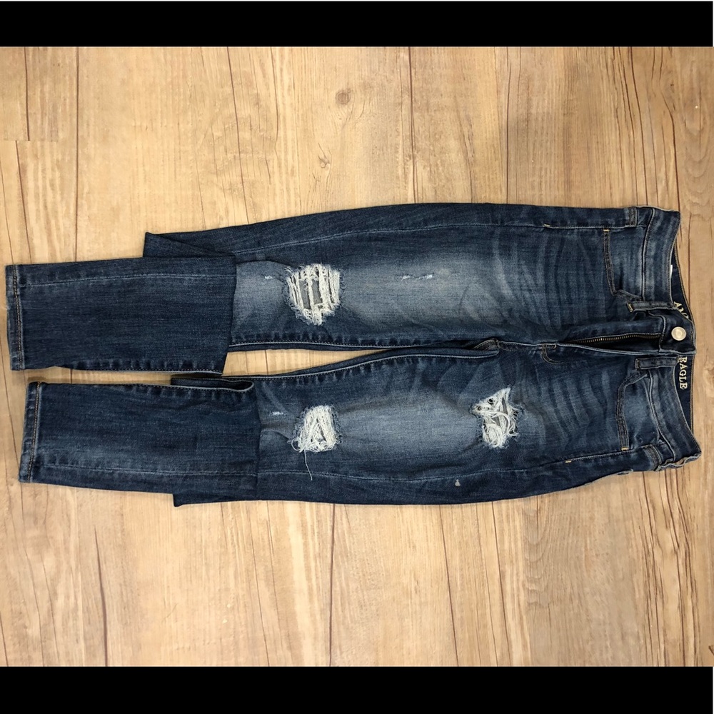 AEO jeans size 2 regular super hi rise jegging $22